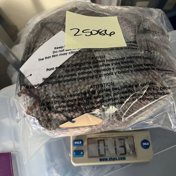 Halogen V-Neck Sweater Chunky Knit Espresso Striped Cozy Chic Pullover SMALL NWT - Picture 11 of 11